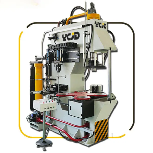 Многопозиционная роторная автоматическая машина для литья алюминия открытого типа